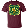 Image of Bigfoot, Sasquatch, Yeti, USFS, Funny, T-shirt
