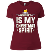 Image of Christmas Spirit shirt Whiskey Is My Christmas Spirit