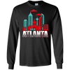 Image of Atlanta T Shirt Funny Atlanta Georgia Skyline Souvenir Tee