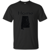 Image of Alabama Distressed Home State light long sleeve t-shirt