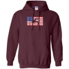 Image of American Wrestling Patriotic T-Shirt with the USA Flag