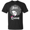 Image of Aries Zodiac Birthday Afro Gift T-Shirt for Black Women