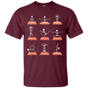 Image of Christmas Skeleton Yoga Pose Shirt Exercise Work Out