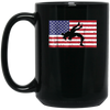 Image of American Wrestling Patriotic T-Shirt with the USA Flag