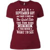 Image of As A September Guy I Have 3 Sides Shirt