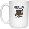 Image of Architect Fueled By Coffee Funny Long Sleeve T-Shirt