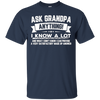 Image of Ask Grandpa Anything Funny Father's Day T-Shirt Gift Smart