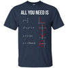 Image of All You Need Is Love Math T-shirt
