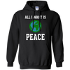 Image of All I Want Is World Peace & Harmony Anti-War T-Shirt