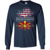 Image of American Grown With Macedonian Roots T-Shirt Macedonia Shirt