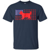 Image of 4th of July Tshirt - Funny Yorkshire Terrier American Flag