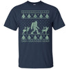 Image of Bigfoot Ugly Christmas Sweater T-Shirt, Funny Sasquatch Gift