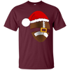 Image of Santa Football Christmas Sports T-Shirt