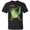 Image of T-Couronne de fierté américaine dinosaure les Etats-Unis tamponnant le T-shirt drôle