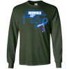 Image of Apraxia Awareness Blue Ribbon T-shirt Momma Bear Shirt