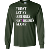 Image of Alzheimer's Awareness Tee For Godfathers Purple Ribbon Tee