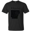 Image of Arkansas Distressed Home State light long sleeve t-shirt