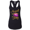 Image of August Birthday Purple Lips Slay T-shirt Birthday Gift