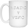 Image of Asado y Vino T-shirt - Funny BBQ Beef and Wine T-Shirt