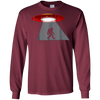 Image of Alien Big Foot Abduction Funny Gift Idea Shirt