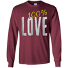 Image of 100% Love Lovely Design Fun Shirt