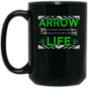 Image of Arrow Life Archery Arrowhead Bow and Arrows Hunting T-Shirt