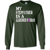 Image of Alzheimer's Awareness Shirt For Stepfather Purple Ribbon Tee