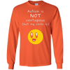 Image of Sensibilisation à l'autisme: l'autisme n'est PAS contagieux | T-shirt souriant