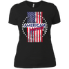 Image of American Patriot - Unique Flag Holiday T Shirt 4th July Gift