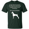 Image of Le long est venu mon tee-shirt d'amusement de doberman pour les amants de chien