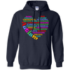 Image of Autism Heart Shape Shirt - Womens Mens Kids