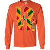 Image of Africa map regae rasta colors Africa map t-shirt