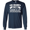 Image of Ask Grandpa Anything Funny Father's Day T-Shirt Gift Smart