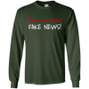 Image of Santa Fake News T-Shirt Trump Joke Funny Christmas Gift