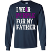 Image of Alzheimer's Awareness T-shirt I Wear Purple For My Father