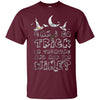 Image of Adult Trick Or Treating For Wine Weathered T-Shirt