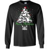 Image of Christmas Tree Merry Christmas Cat Lover Gift T-shirt