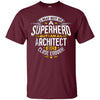 Image of Architect T Shirt Gift Idea Superhero Architect T-Shirt