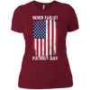 Image of American Flag Never Forget 9/11 T-Shirt - Patriot Day Tee