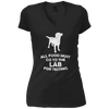 Image of All Food Must Go To The Lab For Testing Black Lab T-Shirt