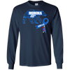 Image of Apraxia Awareness Blue Ribbon T-shirt Momma Bear Shirt