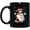 Image of Christmas Snowman Siberian husky Funny T-shirt