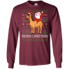 Image of Santa Riding Horse Merry Xmas Gift Tshirt