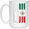 Image of American Mexico Patriotic Flag T-shirt