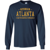 Image of Atlanta Georgia T-Shirt Vintage Sports Design Shirt