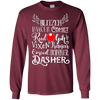 Image of Santa's Reindeer Rudolph List Vintage Christmas Gift T-Shirt