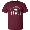 Image of All the World's a Stage Drama Masks Theatre T-Shirt