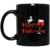 Image of Funny Halloween Wine Tshirt, Happy Hallowine, for Men Women