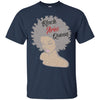 Image of Aries Zodiac Birthday Afro Gift T-Shirt for Black Women