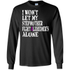Image of Alzheimer's Awareness Shirt For Stepmother Purple Ribbon Tee